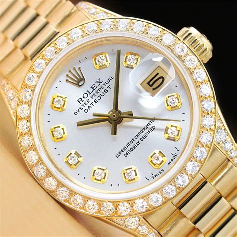 do rolex use real diamonds|rolex watch diamond bezel prices.